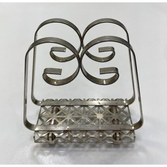 Metal Napkin Holder Mid Century Modern - Picture 1 of 3